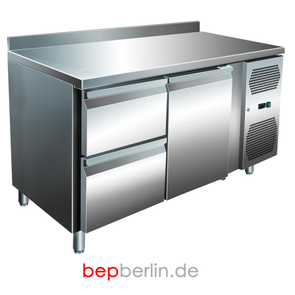 Kühltisch 1360 x 600 x 890/950 mm,-2°C/+8°C, Umluft